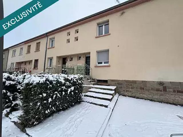 Sarralbe 57430 Achat / Vente maison 5 pièces t5 balcon parking