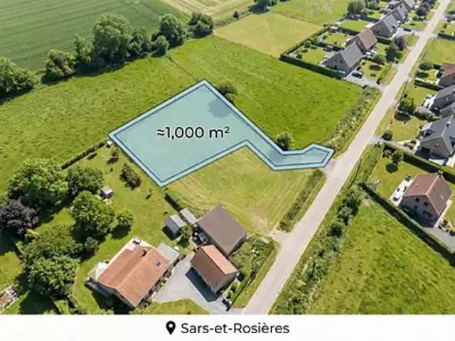 Sars et Rosières 59230 Achat / Vente terrain