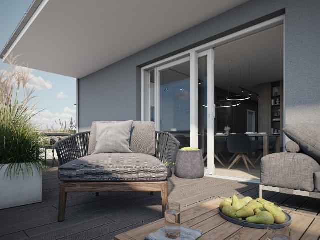 Sattledt | Hauptstraße Neubau mit Tiefgarage, Lift, Dachterrasse und PV Anlage werthaltige Ziegelmassivbauweise jetzt informieren!