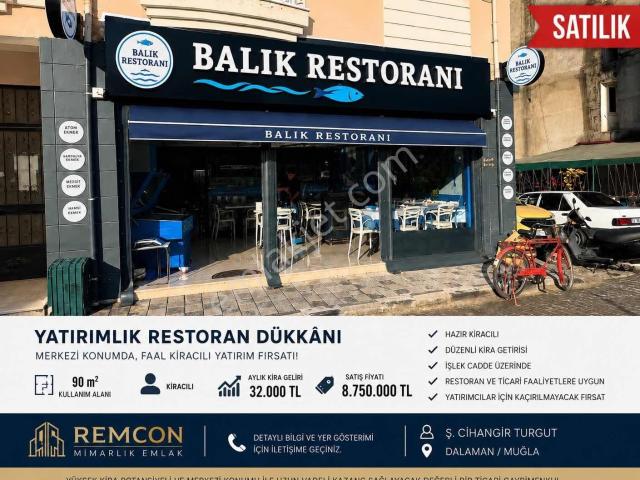 Satılık Yatırımlık Restoran Dükkânı