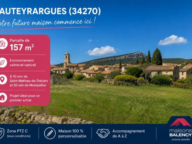 Sauteyrargues Vente Terrain 34