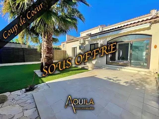 Sauvian 34410 Achat / Vente maison 4 pièces t4