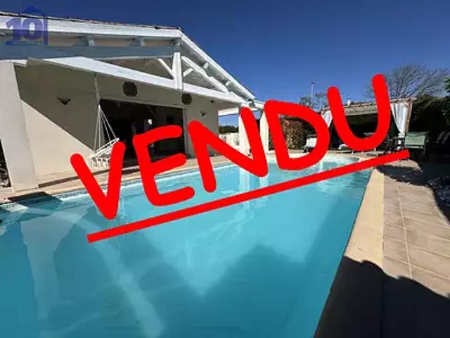 Sauvian 34410 Achat / Vente maison 5 pièces t5 au dernier étage piscine
