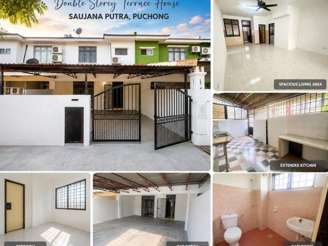 SaujanaPutra Puchong TerraceHouseForSale LandedHome PropertyMalay