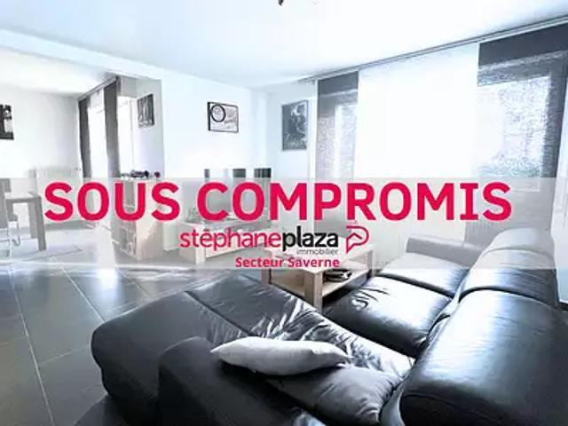 Saverne 67700 Achat / Vente appartement 3 pièces t3 terrasse cave