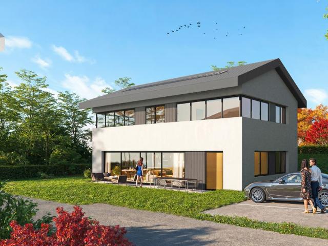 Savigny VD – Zwei zeitgenössische Villen auf einem prächtigen Grundstück von 2.000 m² eine verkauft