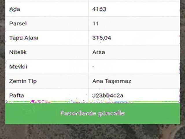 SAYMAN EMLAK'TAN PARMAKÖREN'DE SATILIK VİLLA ARSASI