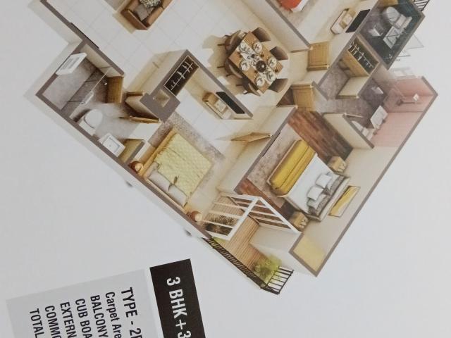 SG Vista 3 Bedroom 2000 Sq. Ft. Apartment in Raj Nagar Extension Ghaziabad Listing ID: #10053