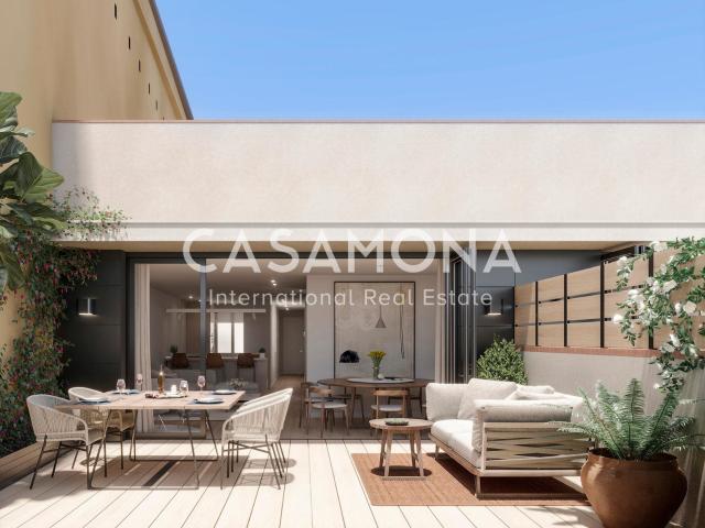 Se trata de una colección exclusiva de 19 apartamentos a med. 134m² Barcelona