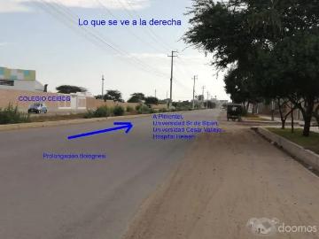 Se vende terreno de 281.80 m2 en prolongacion Bolognesi frente al colegio los ceibos
