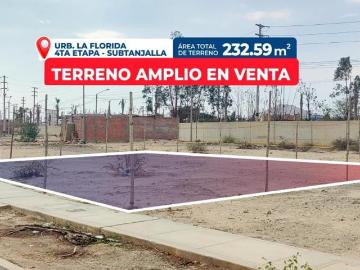 Se Vende Terreno de 232 m2 En Urb. La Florida De Ica