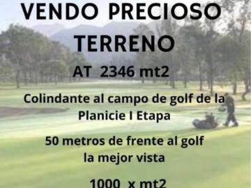 SE VENDE TERRENO EL GOLF LA PLANICIE