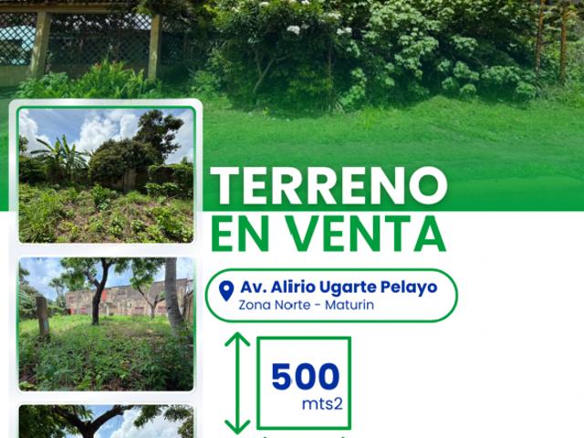 SE VENDE TERRENO EN LA AV. ALIRIO UGARTE PELAYO VE01 0297ZN MFAR/SPEC