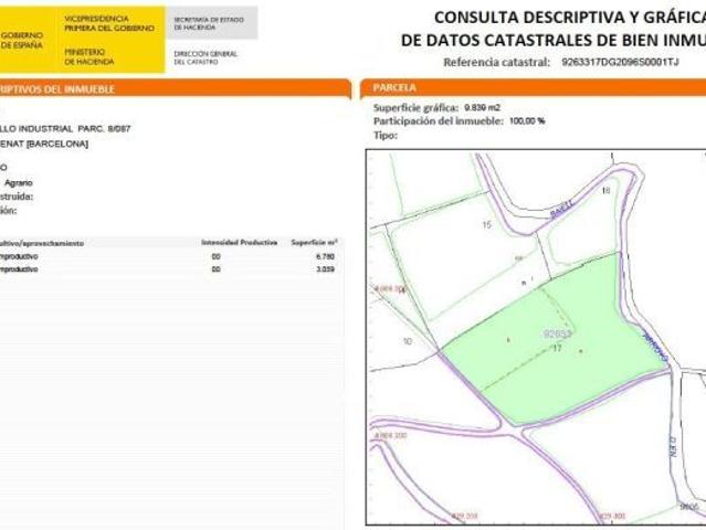 SE VENDE TERRENO RUSTICO EN SENTMENTAT
