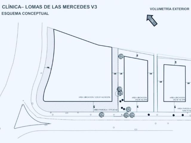 Se vende terreno clientes directos 3000m2 Lomas de Las Mercedes 6167
