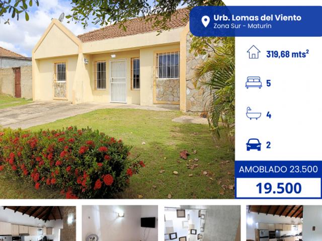 SE VENDE ACOGEDORA CASA EN LOMAS DEL VIENTO