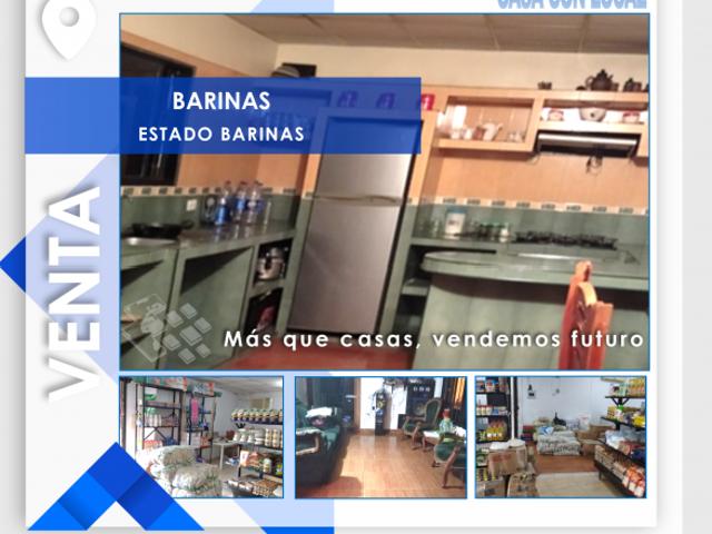 SE VENDE CASA CON LOCAL ESTADO BARINAS VE01 1556BA MFAR