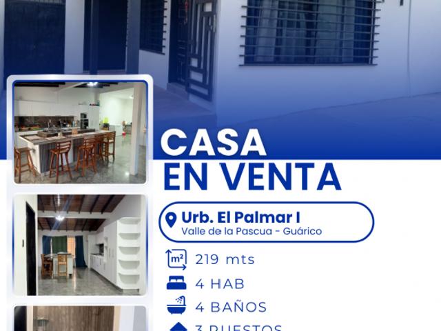 SE VENDE CASA EN VALLE DE LA PASCUA VE01 0016EG LUHER/KMAR