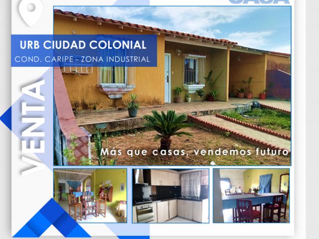SE VENDE CASA URB CIUDAD COLONIAL MATURIN VE01 1473ZI AJIM
