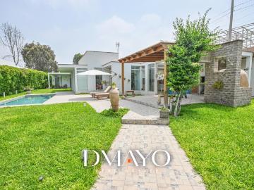 Se vende espectacular casa en condominio paso chico lurín 1000 m2