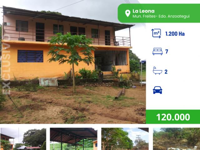 SE VENDE FINCA EN ESTADO ANZOATEGUI VE01 0001AZ VSAL