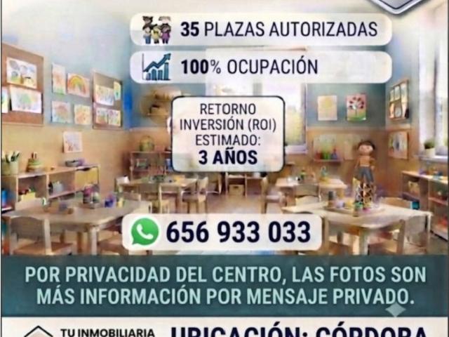 Se vende guardería concertada con la Junta de Andalucía en pleno funcionamiento