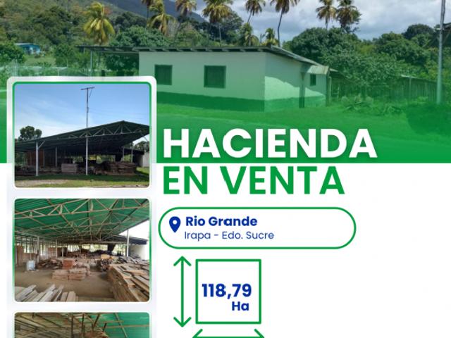 SE VENDE HACIENDA EN IRAPA SUCRE VE01 0286ES MFAR/SPEC