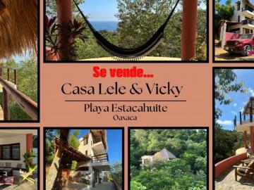 Se vende hermosa casa en Playa Estacahuite / Costa de Oaxaca