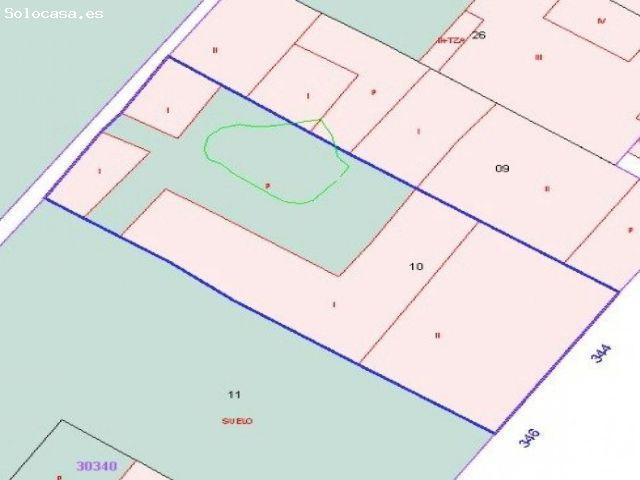 SE VENDE PARCELA URBANA DE 309 M2 EN CTRA. EL PALMAR