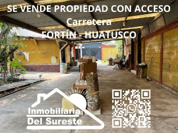 ?SE VENDE PROPIEDAD CON ACCESO A CARRETERA FORTÍN HUATUSCO