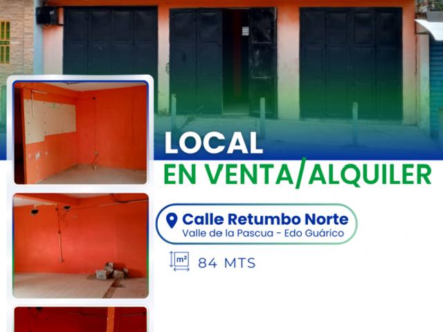 SE VENDE/ALQUILA LOCAL EN EDO. GUARICO VE01 0004EG LUHER