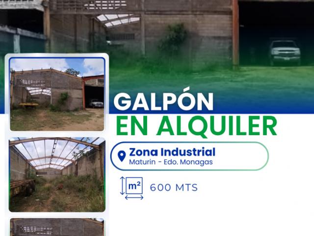 SE ALQUILA GALPON EN ZONA INDUSTRIAL AL01 0269ZI MFAR/SPEC