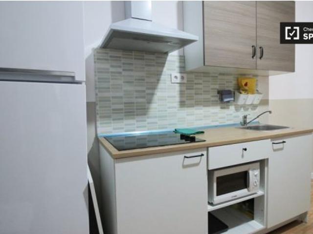 Se alquila habitación con balcón en apartamento de 6 habitaciones en El Raval