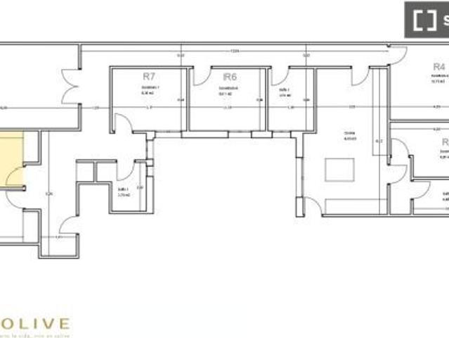 Se alquila habitación en piso compartido de 7 habitaciones en Goya, solo profesionales y estudiantes