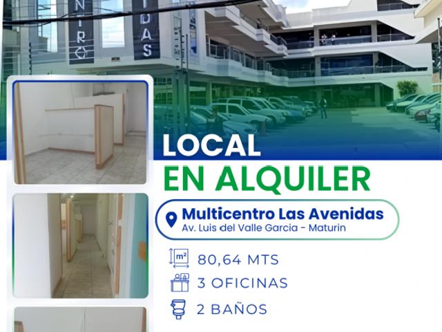 SE ALQUILA LOCAL EN LAS AVENIDAS AL01 0294LA MFAR/SPEC
