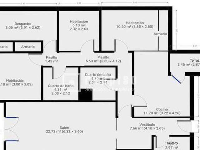 Se alquila piso en Chamartín Madrid una vivienda muy luminosa en Ciudad Jardín