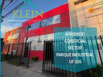 Se arrienda amplio local parque industrial p montt