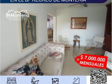 SE ARRIENDA APARTAMENTO AMOBLADO EN BARRIO EL RECREO DE MONTERÍA