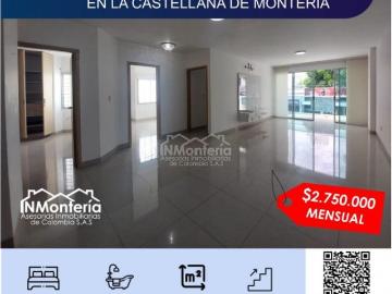 SE ARRIENDA APARTAMENTO EN LA CASTELLANA DE MONTERÍA