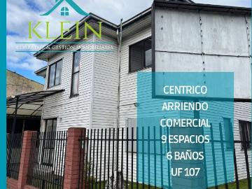 Se arrienda centrica casa comercial pto montt
