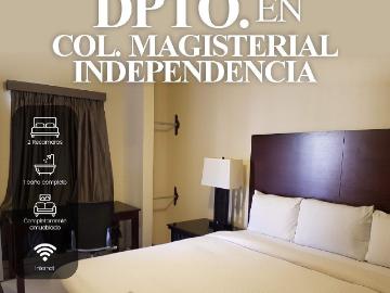 SE RENTA DEPARTAMENTE EN INDEPENDENCIA MAGISTERIAL