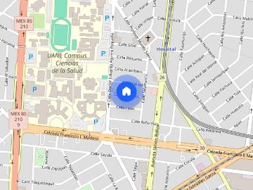 Se renta pequeño departamento amueblado en la colonia Mitras Centro