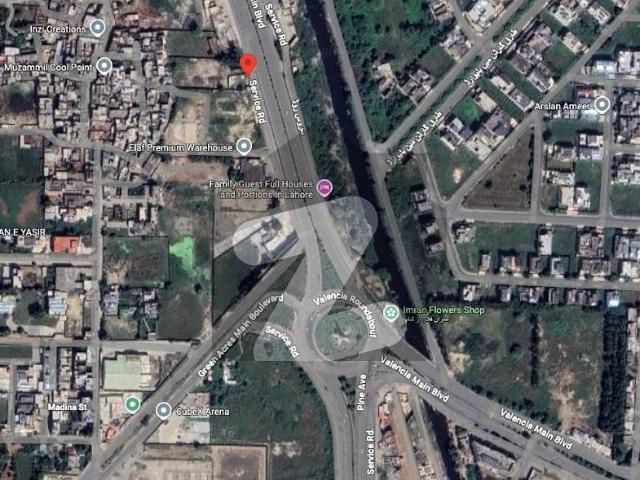 Semi Commercial Land 6 Kanal 9 Marla At Main Pine Avenue Road, Near Roundabout Valencia Town