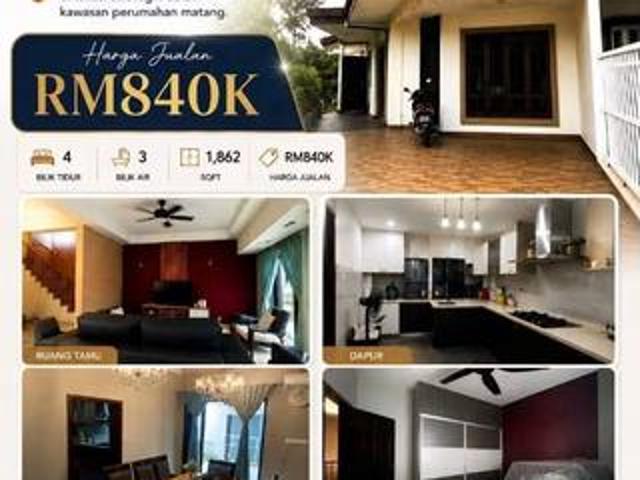 Semi D 2 Tingkat di Nong Chik Johor Bahru untuk dijual