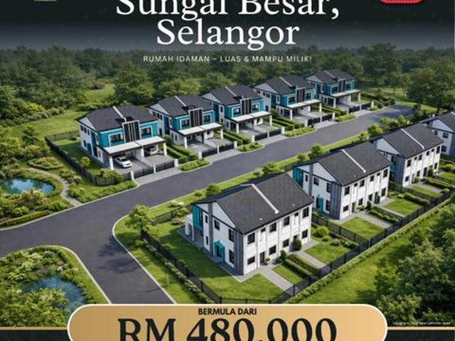 Semi D 2 tingkat Eksklusif di Sungai Besar