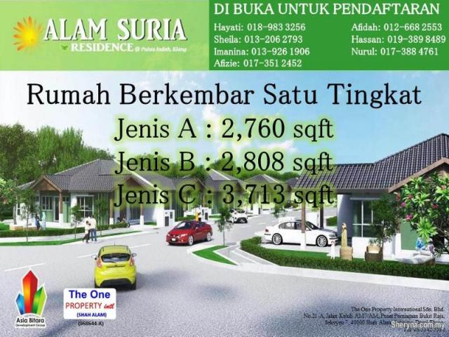 SEMI D ALAM SURIA, PULAU INDAH, KLANG