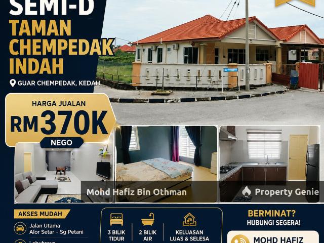 Semi D Setingkat Di Taman Chempedak Indah