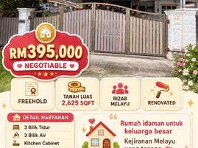 Semi D Renovated dekat dengan Hospital Parit Buntar