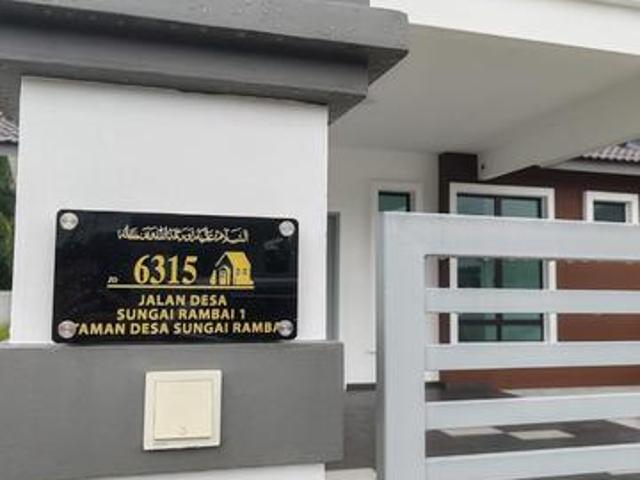 SEMI D Rumah Baru Taman Desa Sungai Rambai Melaka