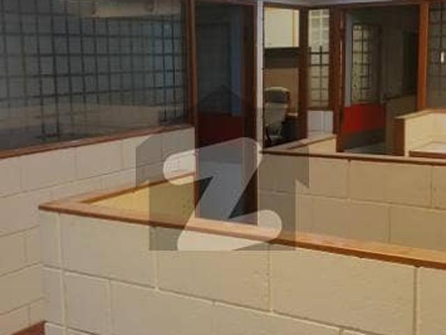Semi furnished office for rent phase 2 e x t d h a 2000 square feet mezzanine floor front entrance